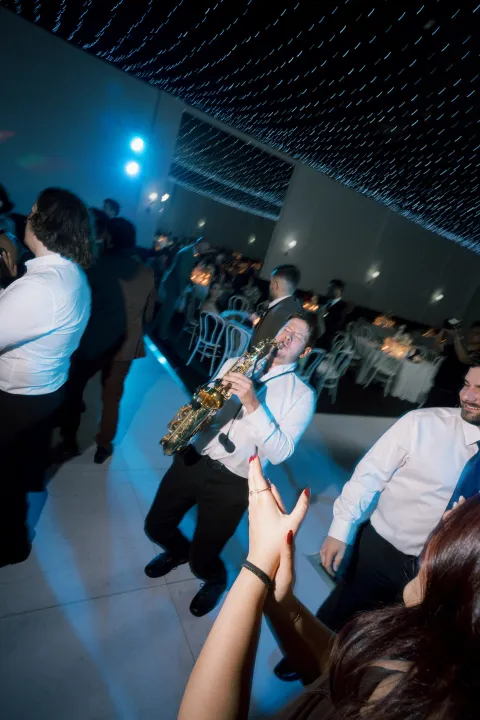 Gustime live saxophone and DJ performance at an event in Australia — photo 8