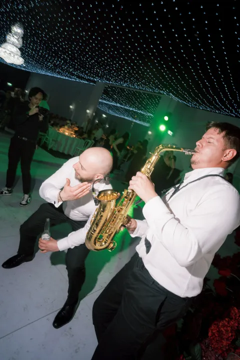 Gustime live saxophone and DJ performance at an event in Australia — photo 2